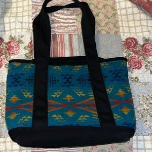 Pendleton wool tote bag & nylon